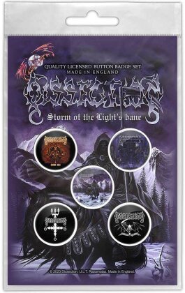 Dissection Button Badge Pack - Storm Of The Lights Bane