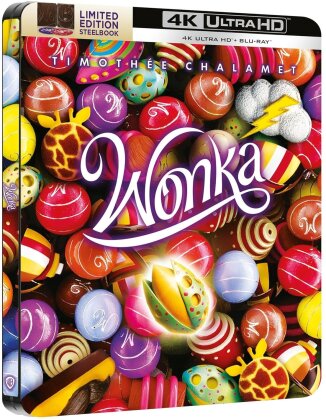 Wonka (2023) (Cover 3, Limited Edition, Steelbook, 4K Ultra HD + Blu-ray)