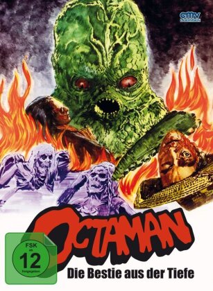 Octaman - Die Bestie aus der Tiefe (1971) (Cover A, Édition Limitée, Mediabook, Blu-ray + DVD)