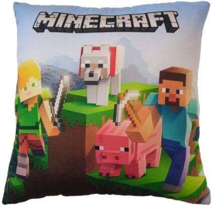 Coussin - Aventure - Minecraft - 40x40 - Taille 40x40