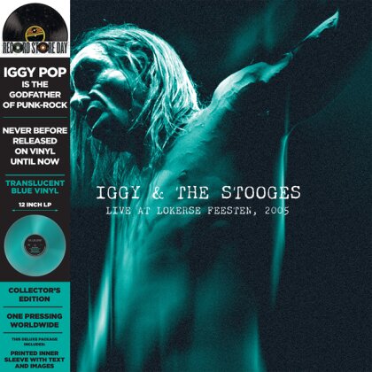 Iggy & The Stooges - Live At Lokerse Feesten 2005 (RSD 2024, Turquoise Viny, LP)