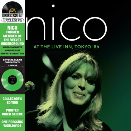 Nico - At The Live Inn, Tokyo '86 (RSD 2024, Crystal Clear Green Viny, LP)