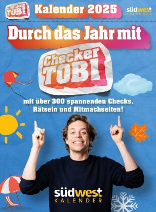 Checker Tobi 2025 - Tagesabreißkalender mit über 300 spannenden Checks zum Aufstellen oder Aufhängen