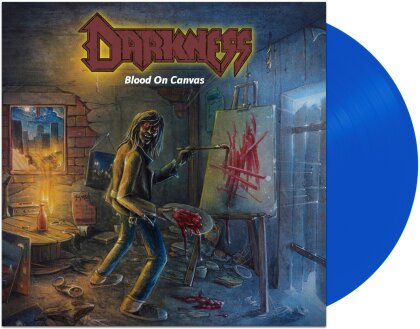 Darkness (Metal) - Blood On Canvas (Limited Edition, Blue Vinyl, LP)