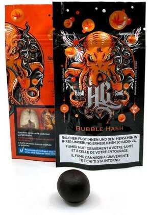 Hash Gang Bubble Hash (4.2g) - (CBD:<50%, THC:<1%)