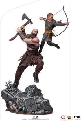 Iron Studios - BDS Arts Scale 1/10 - God of War - Kratos and Atreus Statue 34cm