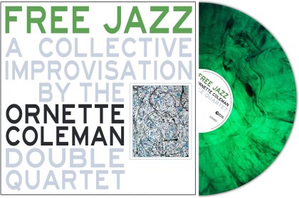 Ornette Coleman - Free Jazz (2024 Reissue, Second Records, Green Black Marbled Vinyl, LP)