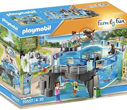 Playmobil 70537 - Family Fun Day At The Aquarium And Penguin Enclosure