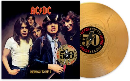 AC/DC - Highway To Hell (2024 Reissue, 50 Years Of Rock And Roll, Sony, Gold Nugget Vinyl, LP)