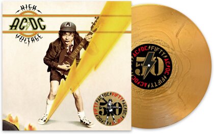 AC/DC - High Voltage (2024 Reissue, 50 Years Of Rock And Roll, Sony, Gold Nugget Vinyl, LP)