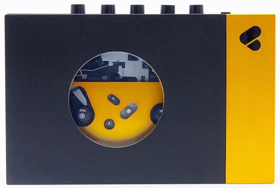 we are rewind Portable BT Cassette Player Amy - black/yellow