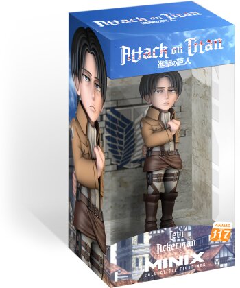 Minix - Anime - L'Attaque des Titans - Levi Ackerman - Figurine 12cm