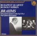 Budapest String Quartet, Johannes Brahms (1833-1897) & Rudolf Serkin - String Quartet / String Quintet