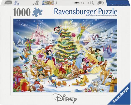 Puzzle Disneys Weihnachten - 1000 Teile, Softclick,