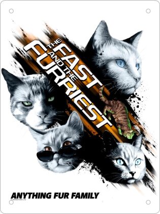 Horror Cats: The Fast & The Furriest - Mini Tin Sign