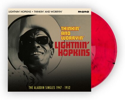 Lightnin' Hopkins - Thinkin' And Worryin' (Jasmine Records, Red Vinyl, LP)