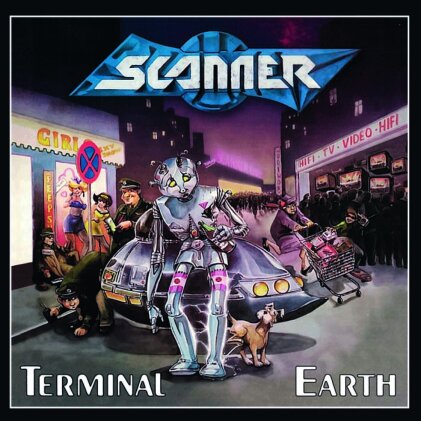 Scanner - Terminal Earth (2024 Reissue, Blue Transparent Vinyl, LP)