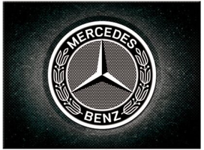 Mercedes-Benz - Logo Black Magnet