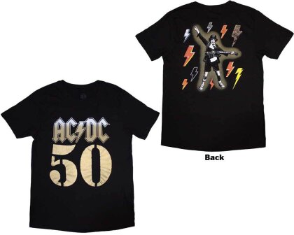 AC/DC Unisex T-Shirt - Bolt Array (Back Print)