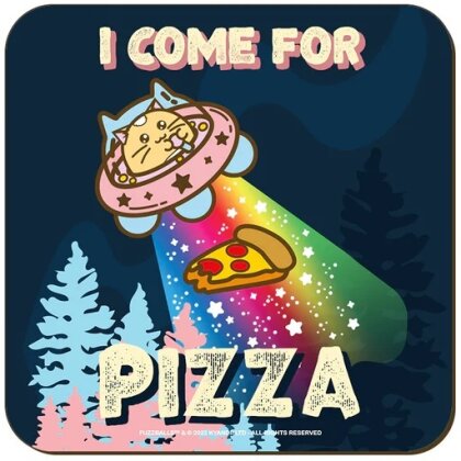 Fuzzballs: I Come For Pizza - Coaster