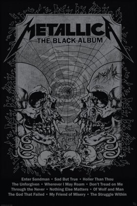 Metallica: Black Album - Laminated Maxi Poster