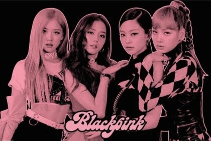Black Pink: Group Pink - Maxi Poster