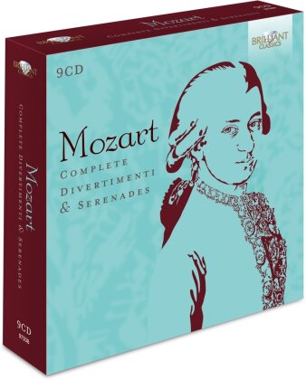 Wolfgang Amadeus Mozart (1756-1791) - Complete Divertimenti & Serenades (9 CDs)