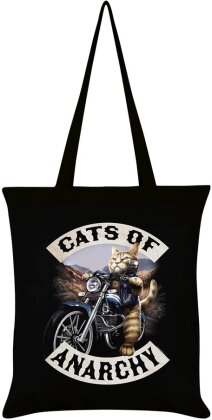 Horror Cats Cats Of Anarchy Black Tote Bag