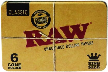 RAW Tin Case for 6 King Size Joints