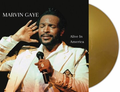 Marvin Gaye - Alive In America (2024 Reissue, Renaissance, Édition Limitée, Version Remasterisée, Gold Colored Vinyl, 2 LP)