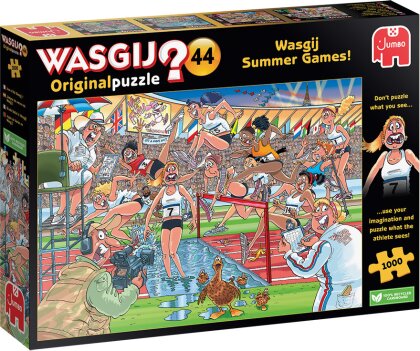 Puzzle Wasgij Orginal 44 - Summer Games, 1000 Teile,