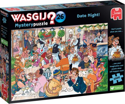 Puzzle Wasgij Mystery 26 - Date Night, 1000 Teile,