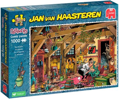 Puzzle Oldtimers Der Junggeselle - Jan van Haasteren, 1000 Teile,