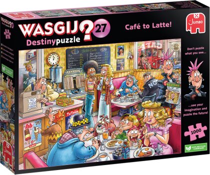 Puzzle Wasgij Destiny 27 - Café to Latte, 1000 Teile,