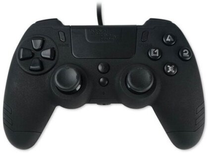 PS4 Controller Steelplay Slim Pack Wired black kompatibel mit PC und PS3