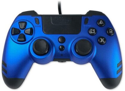 PS4 Controller Steelplay Slim Pack Wired blue kompatibel mit PC und PS3