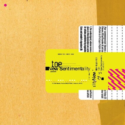 Toe - New Sentimentality (2024 Reissue, Colour-In-Colour Tan/Clear Vinyl, LP)