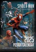 Pyramid – Spider-Man 2025 Posterkalender, 29,7x42cm, Kalender mit beliebten Spider-Man-Motiven, je Monat ein Poster, nachhaltig nur mit Papierumschlag - internationales Kalendarium