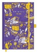 Pyramid – Friends 2025 A5 Diary, 14,8x21cm, täglicher Organizer für Fans der beliebten TV-Serie - Kalender für Büro & Schule