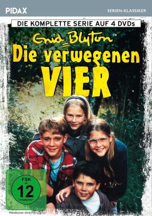 Enid Blyton: Die verwegenen Vier - Die komplette Serie (Pidax Serien-Klassiker, 4 DVD)