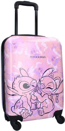 Lilo & Stitch Koffer Trolley Ohana Forever pink 46 cm