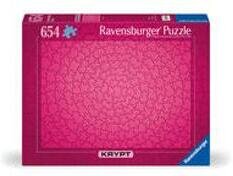 Ravensburger Krypt Puzzle Pink 12000104 - mit 654 Teilen, Schweres Puzzle für Erwachsene und Kinder ab 14 Jahren - Puzzeln ohne Bild, nur nach Form der Puzzleteile