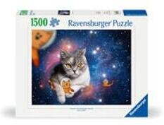 Ravensburger Puzzle 12000742 - Katzen fliegen im Weltall - 1500 Teile Puzzle für Erwachsene und Kinder ab 14 Jahren
