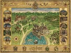 Hogwarts Karte - 1500 Teile Puzzle für Erwachsene und Kinder ab 14 Jahren