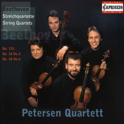 Petersen Quartet & Ludwig van Beethoven (1770-1827) - Op. 135, Op. 18 No.2, Op. 18 No. 6