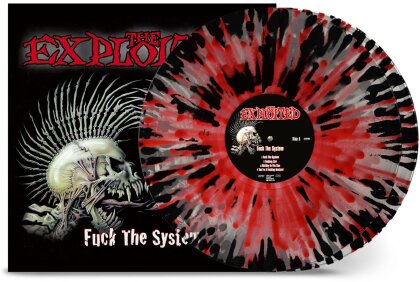 The Exploited - Fuck The System (2024 Reissue, Nuclear Blast, Clear Red Black Splatter Vinyl, 2 LPs)