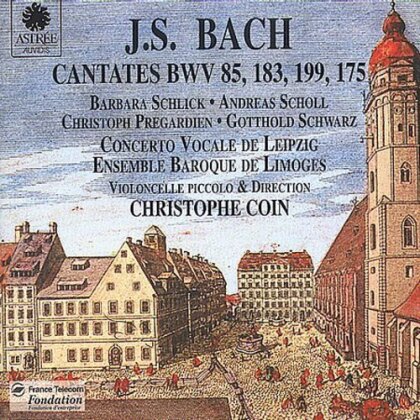 Johann Sebastian Bach (1685-1750), Christophe Coin & Ensemble Baroque de Limoges - Cantatas Bwv 85,175,183,199,175