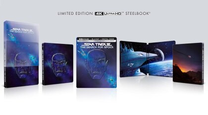 Star Trek 3 - The Search for Spock (1984) (Édition 40ème Anniversaire, Édition Limitée, Steelbook, 4K Ultra HD + Blu-ray)
