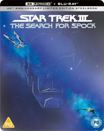 Star Trek 3 - The Search for Spock (1984) (Édition Limitée 40ème Anniversaire, Steelbook, 4K Ultra HD + Blu-ray)