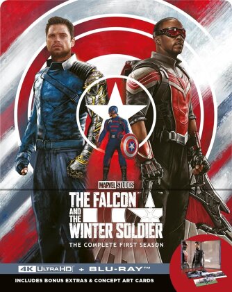 The Falcon and the Winter Soldier - Season 1 (Édition Collector Limitée, Steelbook, 2 4K Ultra HDs + 2 Blu-ray)